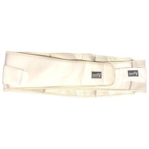 Motif Medical White & Ivory Back Support Belt in Size Large